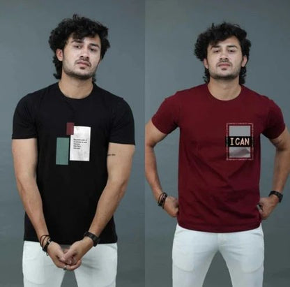 Pack of 2 Printed T-Shirts